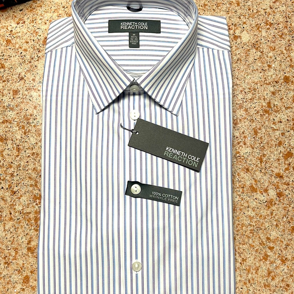 NWT Kenneth Cole Reaction cotton shirt 15.5